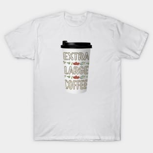 Extra Large Coffee T-Shirt